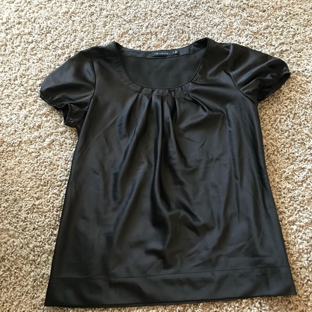 Black Silky Top